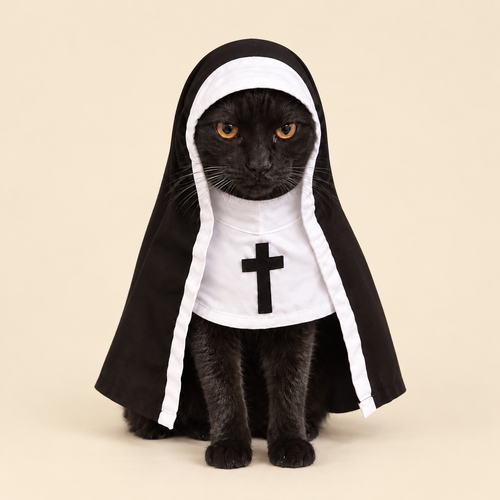 Nun Costume for Dogs & Cats
